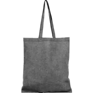 Image of Bullet Pheebs Recycled Cotton Tote Bag (One Size) (Black) - Black