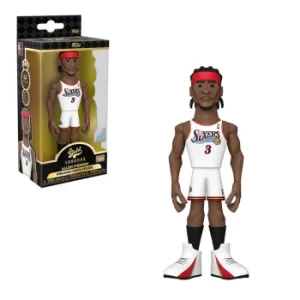 Image of NBA Legends Philadelphia 76ers Allen Iverson Vinyl Gold