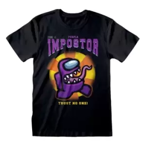 Image of Among Us T-Shirt Purple Impostor Size S
