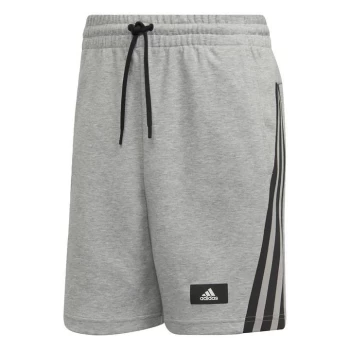 Image of adidas Sportswear Future Icons 3-Stripes Shorts Me - Medium Grey Heather