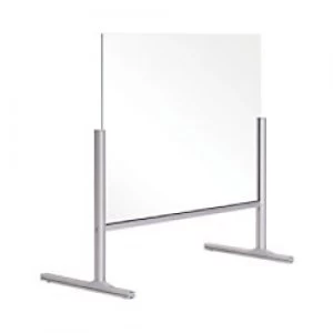 Image of Bi-Office Acrylic Balcony Desk Panel 850 x 850 mm