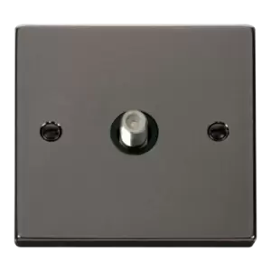 Image of Click Scolmore Deco 1 Gang Non-Isolated Satellite Socket - VPBN156BK