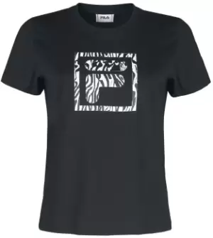 Image of Fila Bale Cropped Tee T-Shirt black