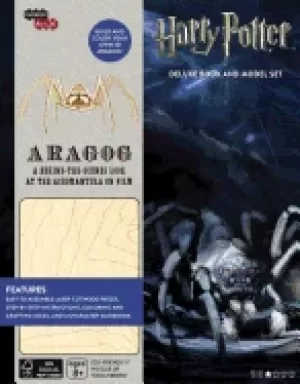 Image of incredibuilds harry potter aragog deluxe book and model set