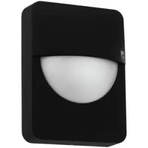 Image of Eglo Salvanesco Outdoor Flush Wall Light Black IP44