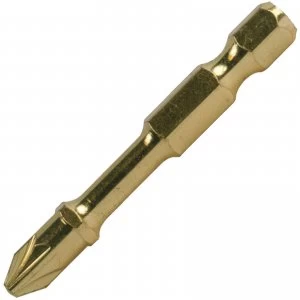 Image of Makita Impact Gold Screwdriver Bits PZ2 50mm Pack of 10