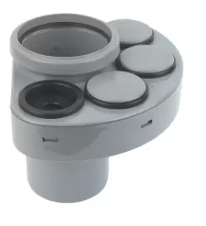 Image of Floplast Ring Seal Soil Grey Soil Manifold, (Dia)110mm