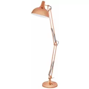 Image of Table Desk Lamp Colour Copper Adjustable In Line Switch Bulb E27 1x60W