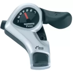 Image of Shimano Tourney TX50 Thumb Shifter Plus - Pair - 6-Speed - Grey