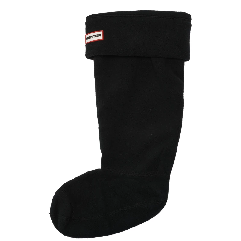 Image of Hunter Recycled Fleece Tall Boot Sock - XL Black Boots female UAS3400RCF-BLK XL