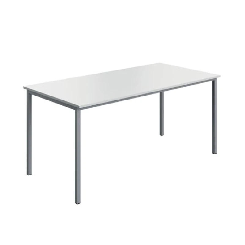 Image of Serrion Rectangular Multipurpose Table 1600x800x730mm White/Silver KF800272