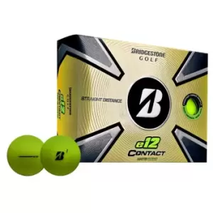 Image of Bridgestone e12 Contact 12 Pack Golf Balls - Green