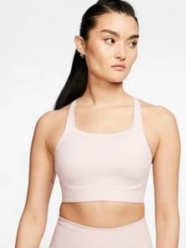 Image of Nike Medium Support Swoosh Sports Bra - Rose