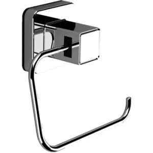Image of Pushloc Wall Mounted Suction Toilet Roll Holder/Dispenser - Stainless Steel/Chrome