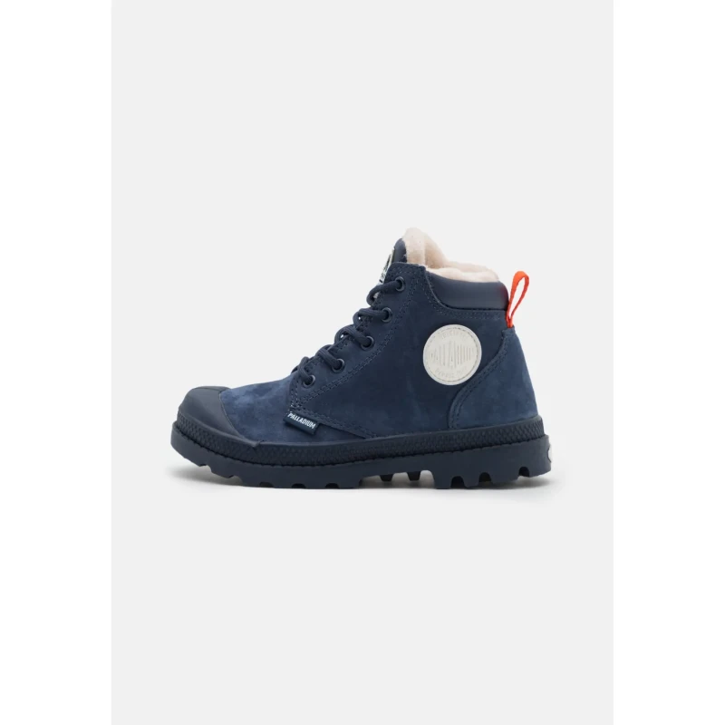 Image of Palladium Children's boots Palladium Pampa Hi Cuff Wp Oz Bleu Male 33
