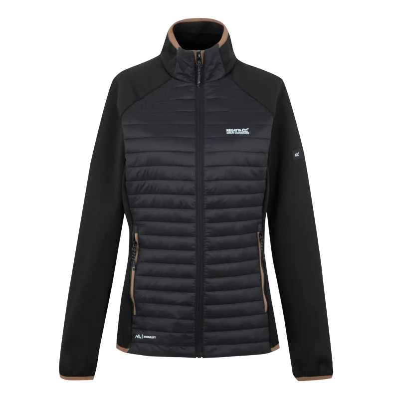 Image of Womens hybrid hiking jacket Regatta Clumber Noir Female 42