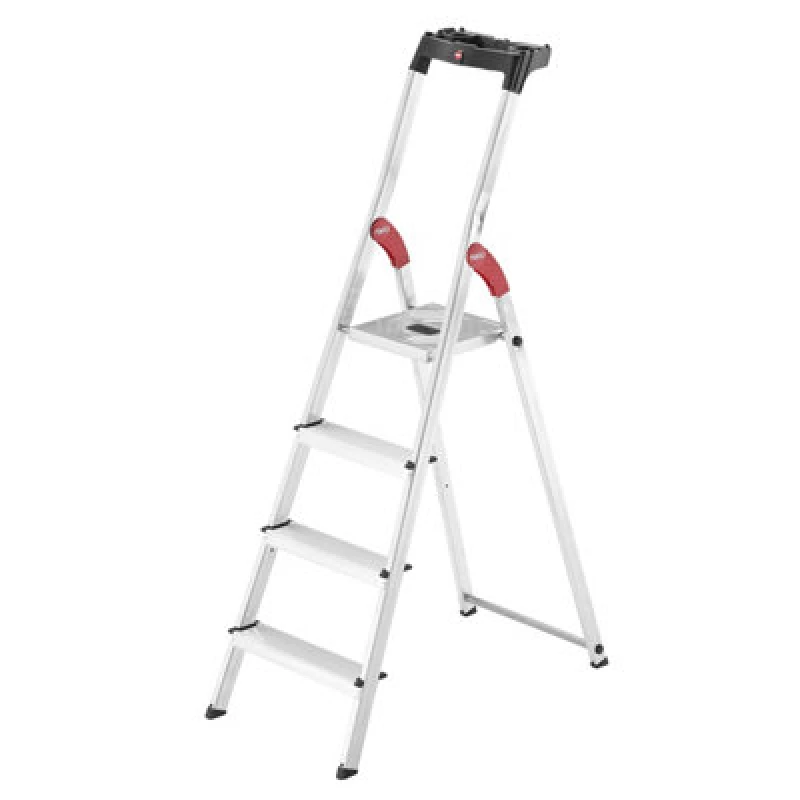 Image of Hailo L60 Aluminium Step Ladders - 4 Treads