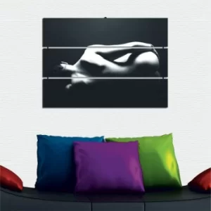 Image of PY46 Multicolor Decorative MDF Painting (3 Pieces)