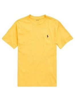Image of Ralph Lauren Boys Classic Short Sleeve T-Shirt - Yellow