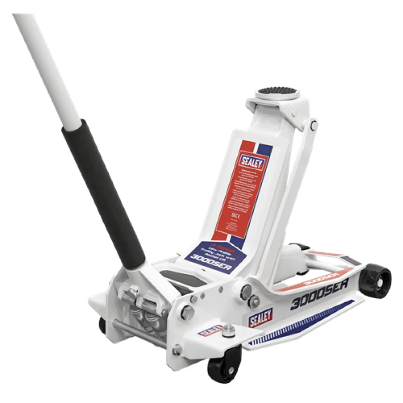 Image of Sealey Trolley Jack 3 Tonne Low Profile Rocket Lift 3000SER