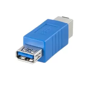 Image of Lindy USB 3.0 Adapter, USB A Female to B Female