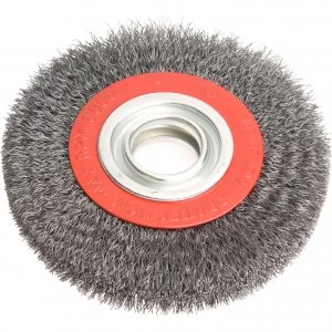 Image of Faithfull Bench Grinder Wire Wheel 200mm 25mm 32mm