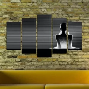 Image of 5PMDF-77 Multicolor Decorative MDF Painting (5 Pieces)