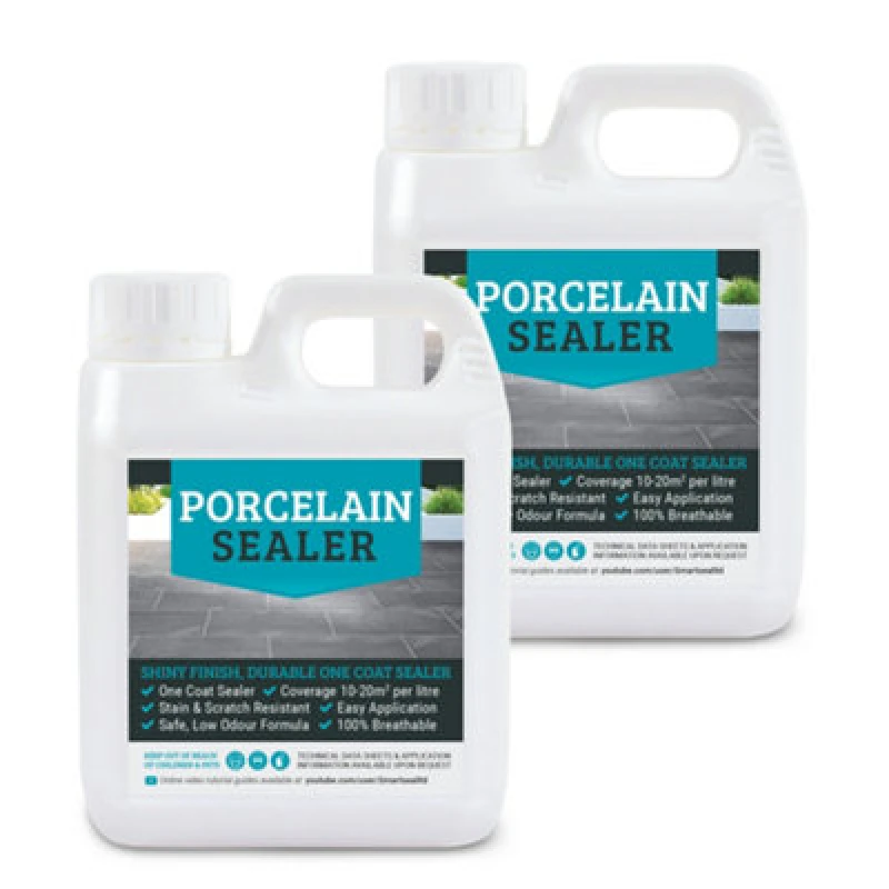 Image of SMARTSEAL Smartseal - Porcelain Sealer - One-coat, easy application, stain & scratch resistant, 100% breathable - 2 x 1 Litre SS-PORCSEAL-2