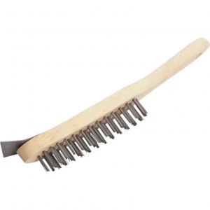 Image of Draper Wire Scratch Brush and Scraper 4 Rows