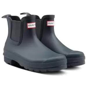 Image of Hunter Womens Original Chelsea Boots Navy UK 7