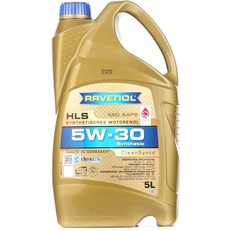 Image of RAVENOL 1111119-005-01-999 Engine oil Capacity: 5l, 5W-30 Engine Oil (1862)