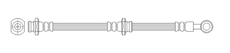 Image of Bosch 1 987 481 498 Brake Hose Brake Hose (83)