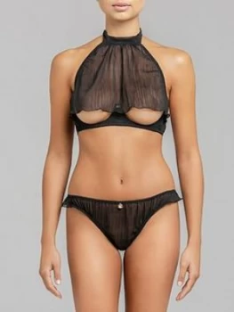 Image of Muse By Coco De Mer Penelope Thong - Black