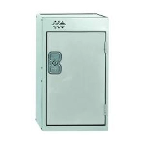 Image of One Compartment Quarto Locker D450mm Light Grey Door MC00080