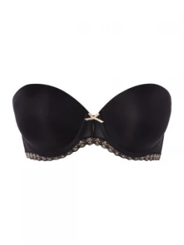 Image of b.temptd Faithfully yours strapless push up bra Midnight