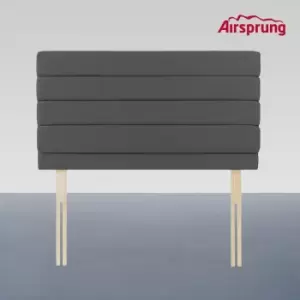 Image of Airsprung Chelwood Double Linoso Headboard - Charcoal