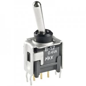 Image of NKK Switches B13JP Toggle switch 28 Vdc 0.1 A 1 x OnOffOn latch0latch