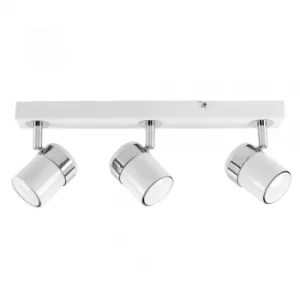 Image of Rosie 3-Way Spotlight Bar in White