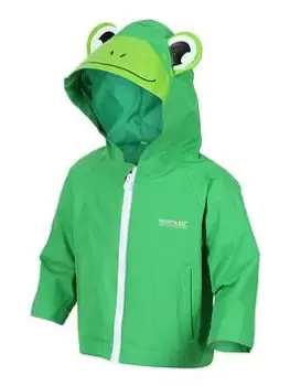 Image of Boys, Regatta Kids Green Frog Waterproof Jacket - Green, Size 12-18 Months