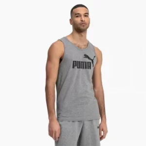 Image of PUMA Essentials Mens Tank Top Shirt, Medium Grey Heather, size 2X Large, Clothing