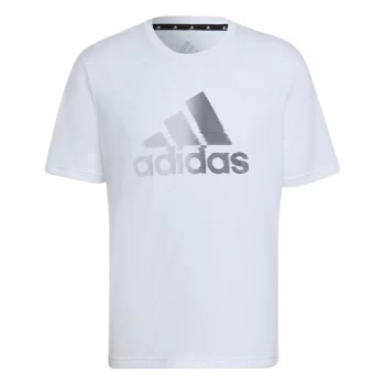 Image of adidas AEROREADY Designed to Move Sport Logo Tee Mens - White