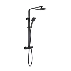Image of Square Thermostatic Overhead Mixer Valve Shower Column