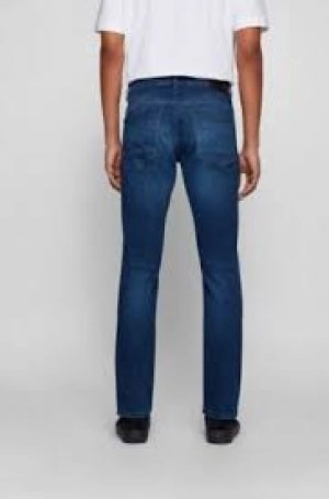 Image of Hugo Boss Delaware Slim Fit Jeans Mid Blue Size 36 Men