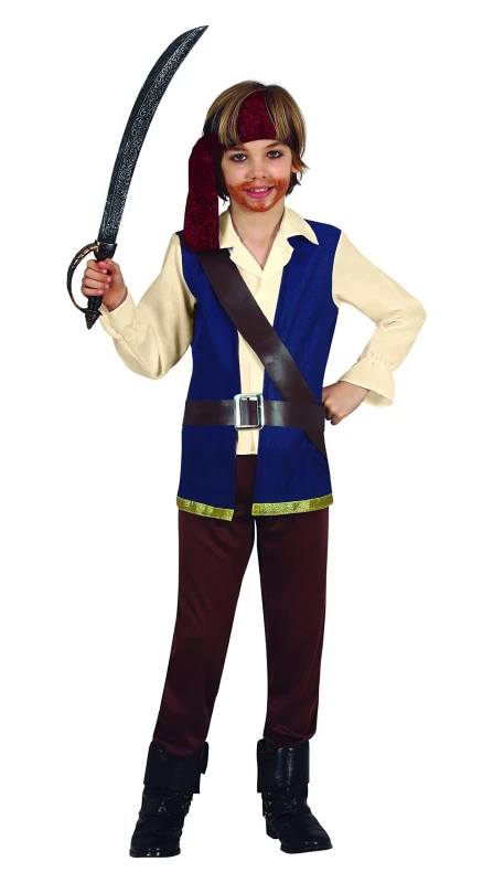 Image of Fiestas Guirca Pirate Boy, Child, 3 ? 4 Years, Brown CLG-FG77739