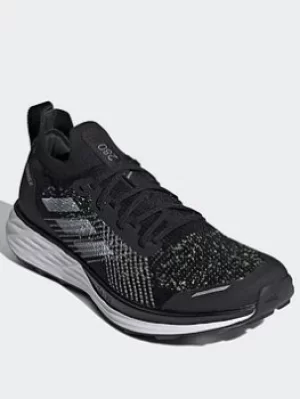 Image of adidas Terrex Two Primeblue Trail Running Shoes, Black/White/Yellow, Size 7, Men