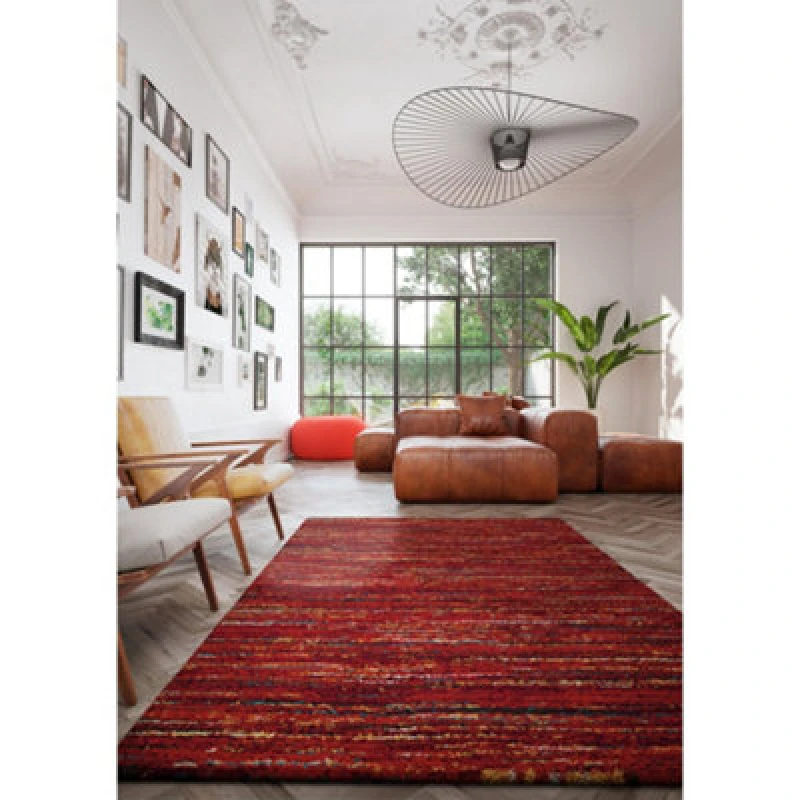 Image of Melrose Noble Multi Red Design Indoor Medium Area Rug 120/170Cm