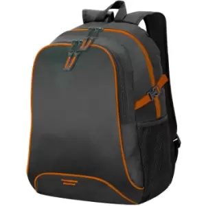 Image of Shugon Osaka Basic Backpack / Rucksack Bag (30 Litre) (Pack of 2) (One Size) (Black/Orange) - Black/Orange