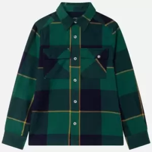 Image of Timberland Kids Cotton-Flannel Check Shirt - 8 Years