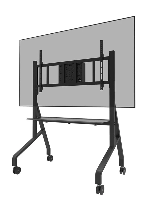 Image of Neomounts Neomounts FL50-575BL1 TV trolley 165,1cm (65) - 279,4cm (110) Height-adjustable FL50-575BL1