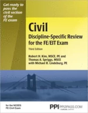 Image of civil discipline specific review for the fe eit exam 3rd ed
